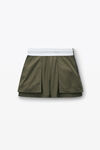 Cargo-Rave-Shorts mit hohem Bund