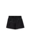 Alexander Wang black サテンのショートトラック