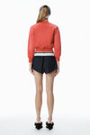 Alexander Wang sunfade bombshell shrunken cotton terry cardigan