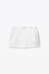 Alexander Wang vintage white white deconstructed miniskort