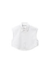 Alexander Wang white white button up shirt with logo nameplate