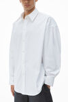 Alexander Wang white classic button-up shirt in cotton