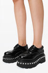 Alexander Wang black atlas derby in calf leather