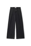 wide-leg pant in cotton jersey