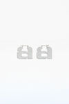 alexander wang diamante a earring in stainless steel pv silver