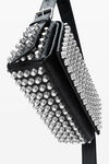 Alexander Wang black ricco medium flap bag