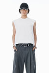 Alexander Wang white 白色复古渐变效果无袖背心