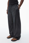 Alexander Wang black track pant with piping
