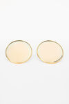 alexander wang lens earring metallic gold