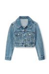 SHRUNKEN TRUCKER JACKET IN DENIM