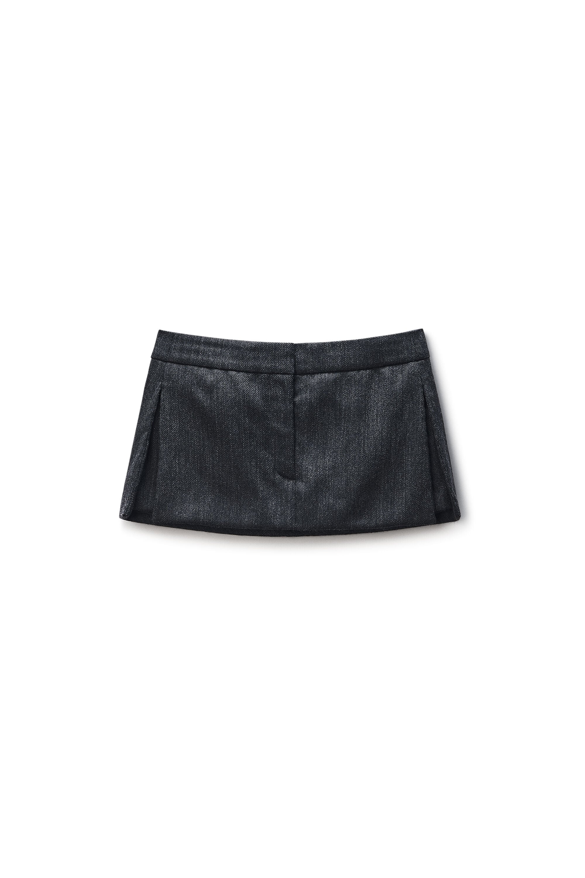 【ALEXANDER WANG】テーラードミニスコート☆美品!!! Tailored Mini Skort in Wool in BLACK/CHARCOAL | alexanderwang®