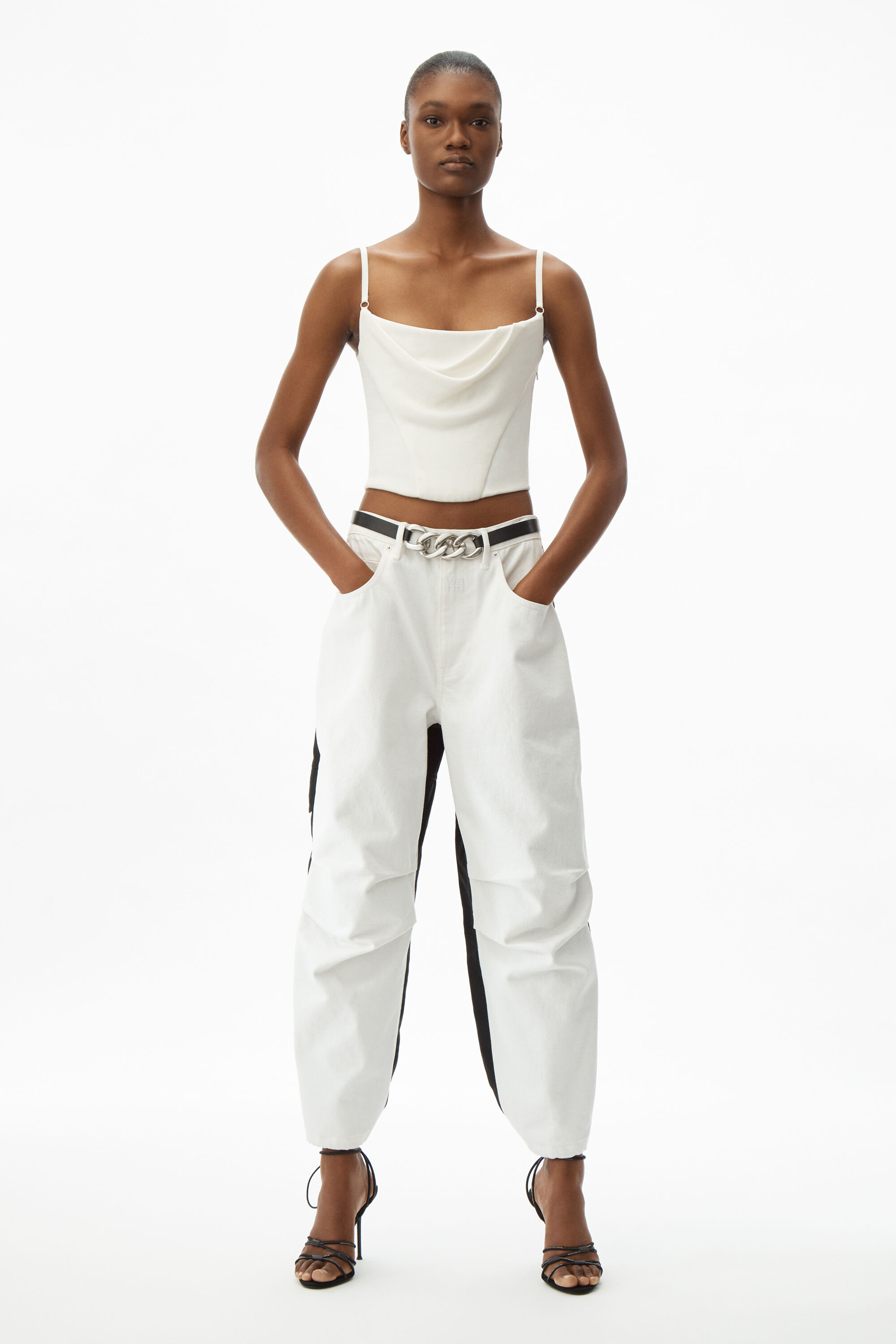 alexander wang pack mix hybrid cargo jean