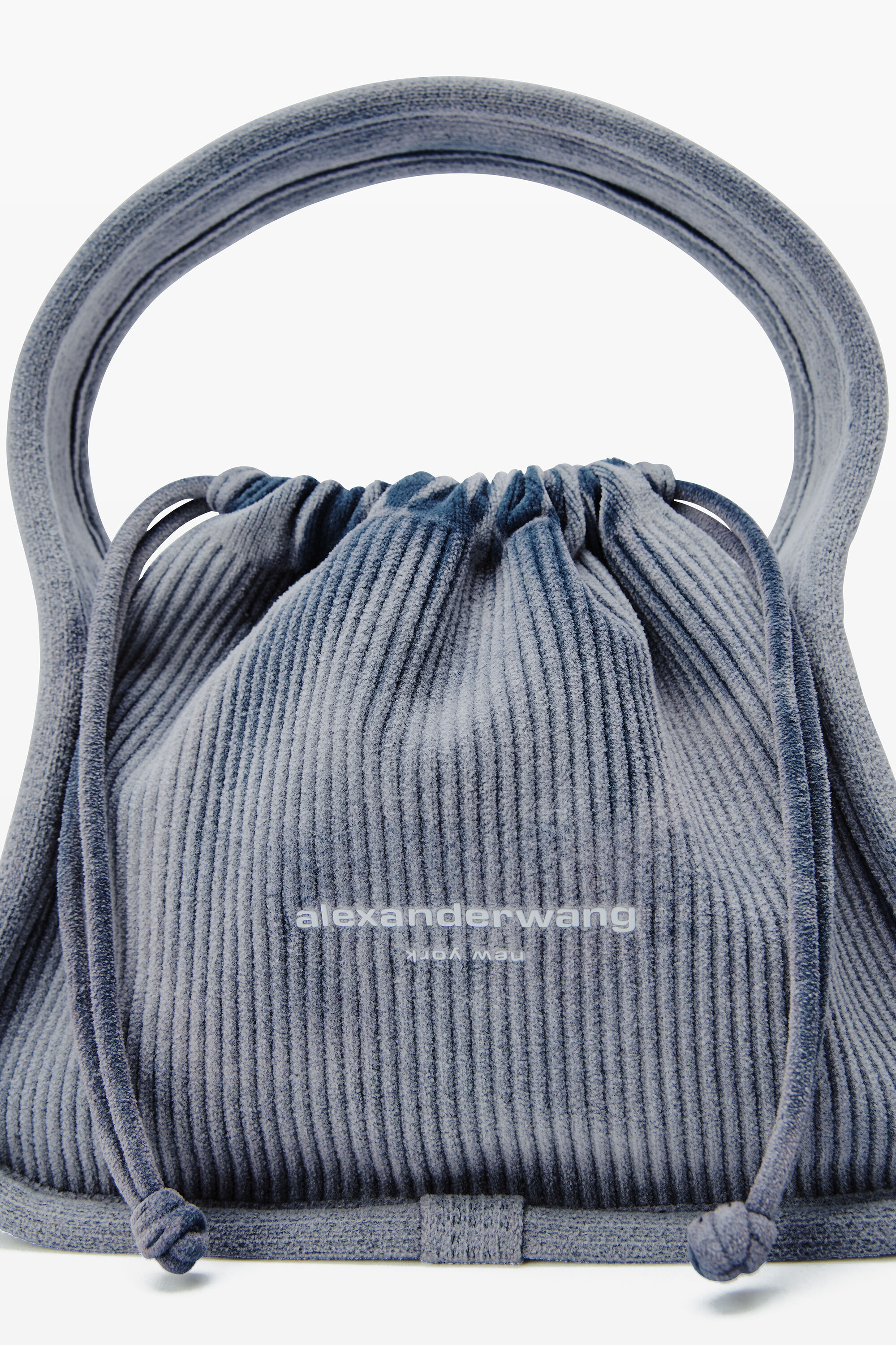 Light Blue Small Ryan Bag in WASHED LIGHT BLUE | alexanderwang®