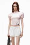 alexander wang 尼龙马拉松短裤 white