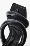 Alexander Wang black julie 羔羊皮管状凉鞋