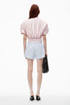 Alexander Wang light blue stripe コットン トラックシャツ
