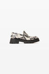 Alexander Wang black/white carter 沟纹乐福鞋