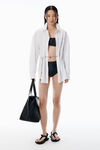 Alexander Wang white white button up shirt with hardware