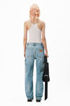 alexander wang デニム ez スラウチーカーペンタージーンズ classic light indigo