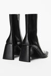 alexander wang booker 85 牛皮踝靴 black