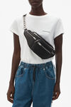 alexander wang attica 纳帕革腰包 black