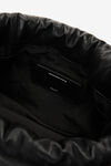 alexander wang ryan 软皮革发泡彩胶小号包袋 black