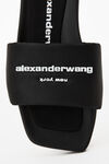 alexander wang aw pool slide in nylon black
