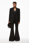 alexander wang 羊毛精裁西装外套 black