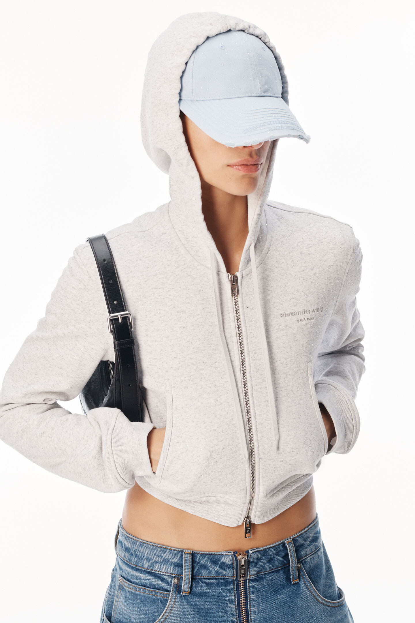 Alexander Wang Zip Front Midi Skort