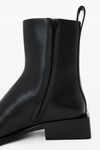 alexander wang throttle leather ankle boot black