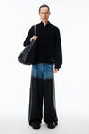 Alexander Wang black 高领亨利衫