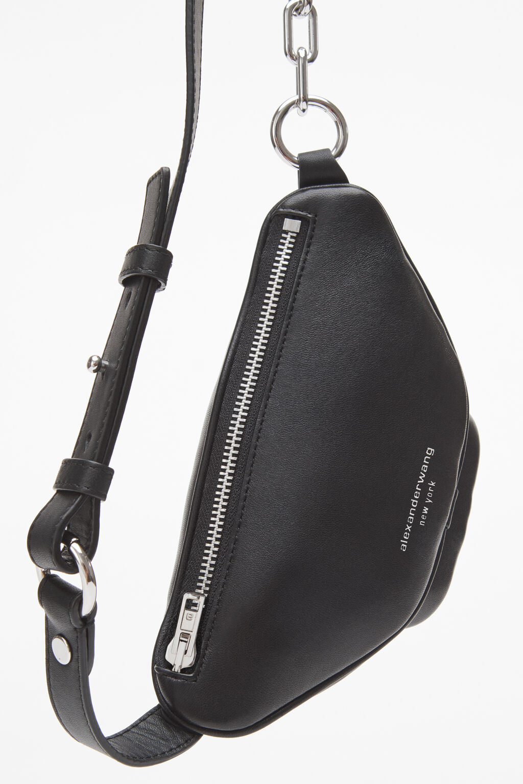 checkered leather trim backpack Burberry Black Backpack