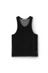 alexander wang 丝绒圆领背心上衣 washed pepper