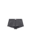 Alexander Wang army drab grey waffle-knit cotton boyshort