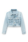 SHRUNKEN TRUCKER JACKET IN DENIM