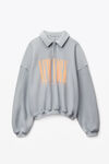 alexander wang ny 发泡图案毛圈布运动衫 dirty sky blue