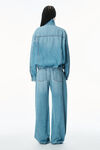 Alexander Wang vintage light indigo regen lightweight denim track jacket