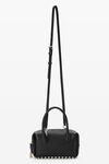 Alexander Wang black black leather roux small top handle bag
