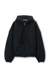 Alexander Wang black star zip up hoodie in dense fleece