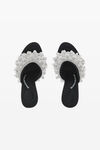 alexander wang nala 105 クリスタル ラッフルサンダル black