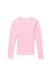 alexander wang リブコットン ロングスリーブtシャツ light pink