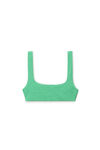 alexander wang bikini top in textured jacquard jersey mint julep