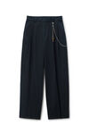 Alexander Wang black black cotton pants with key hardware