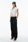 Alexander Wang black warm-up pants