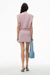 Alexander Wang washed pink lace 经典毛圈布锥形迷你连衣裙