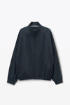 Alexander Wang black black logo track jacket