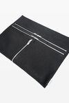 Alexander Wang black schwarze, große geo tasche aus kalbsleder