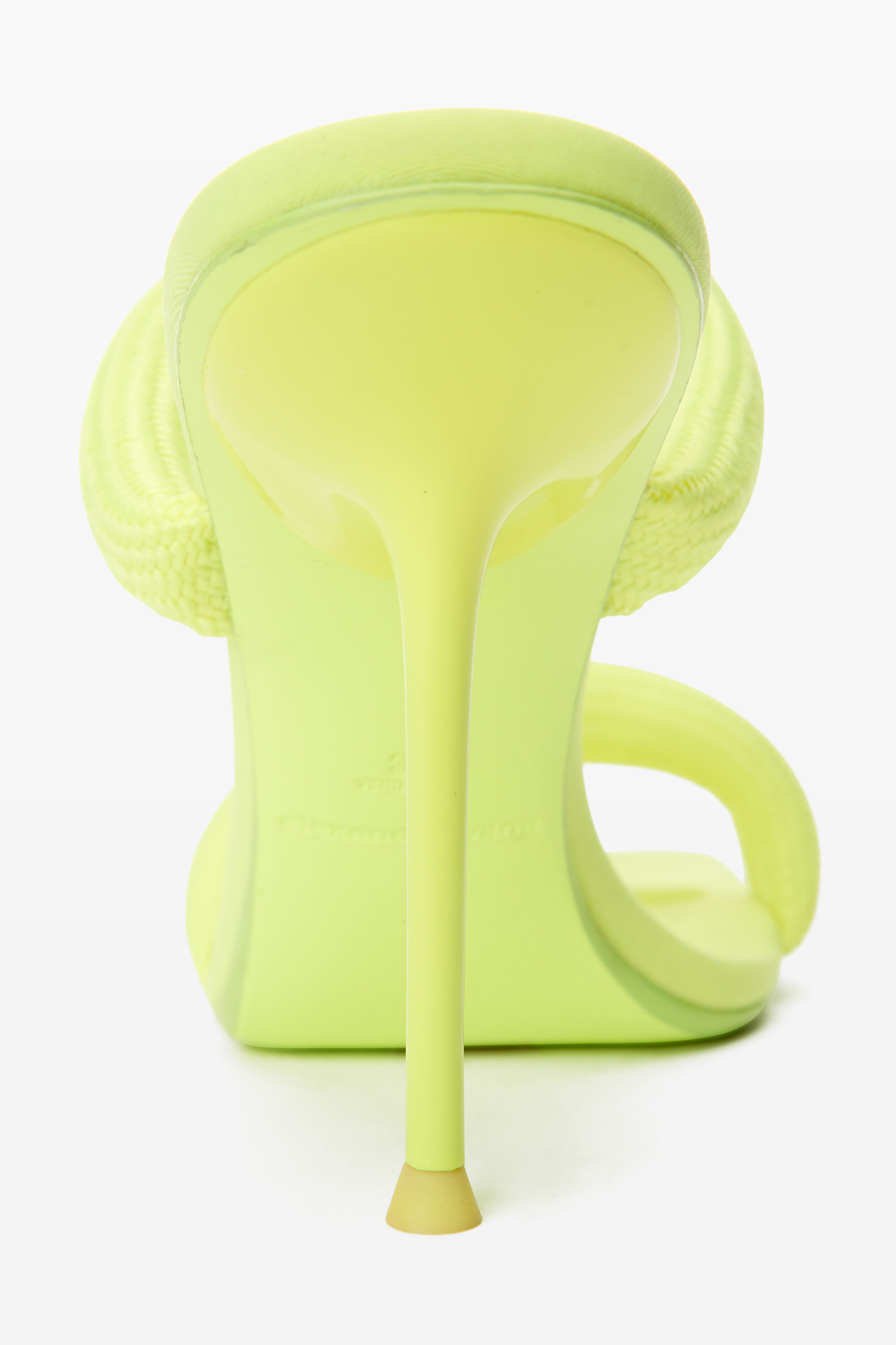 julie 105mm nylon tubular sandal in FLUO YELLOW | alexanderwang®