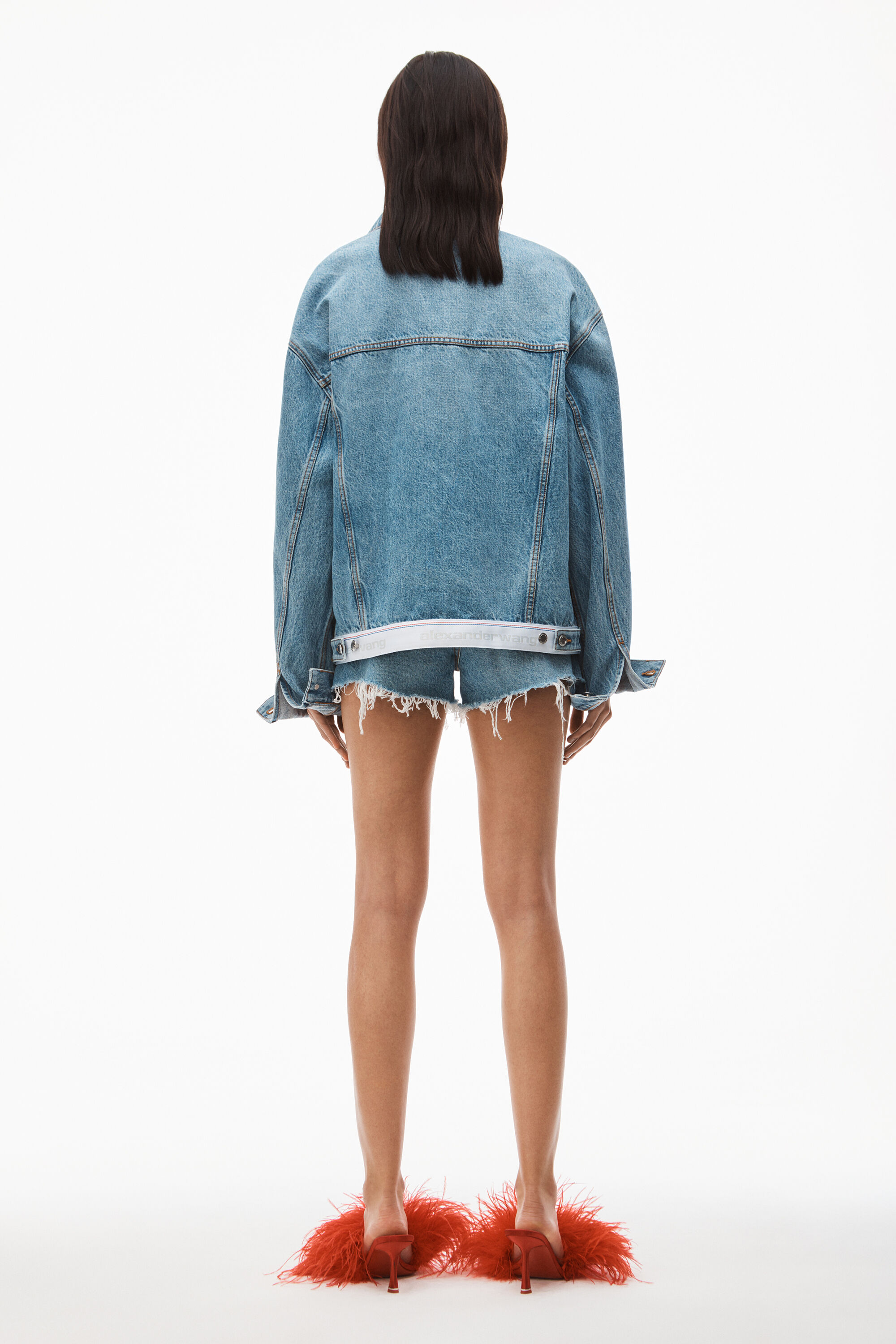 ●のオシャレな● 最高級 ALEXANDER WANG ダブルラペルテーラードジャケット S