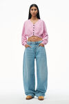 Alexander Wang pink lavender long sleeve cardigan with v neck